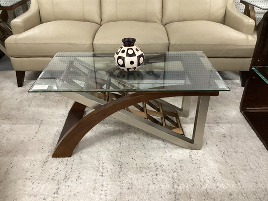 Modern Wood/Metal Coffee Table|3681