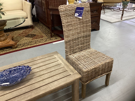Pair of Safavieh wicker chairs|3757