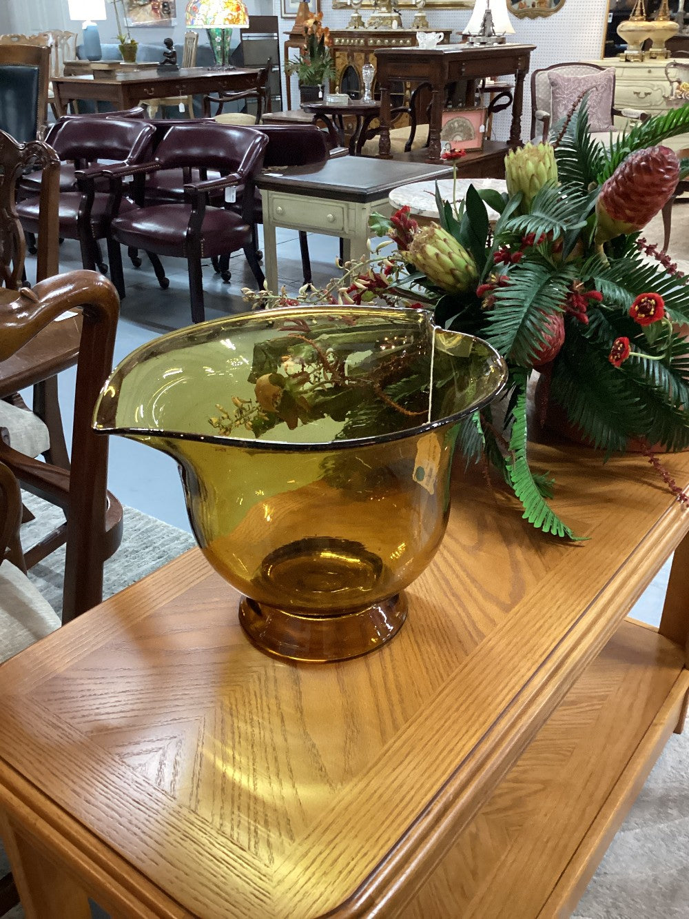 Brown Glass Decor|4207