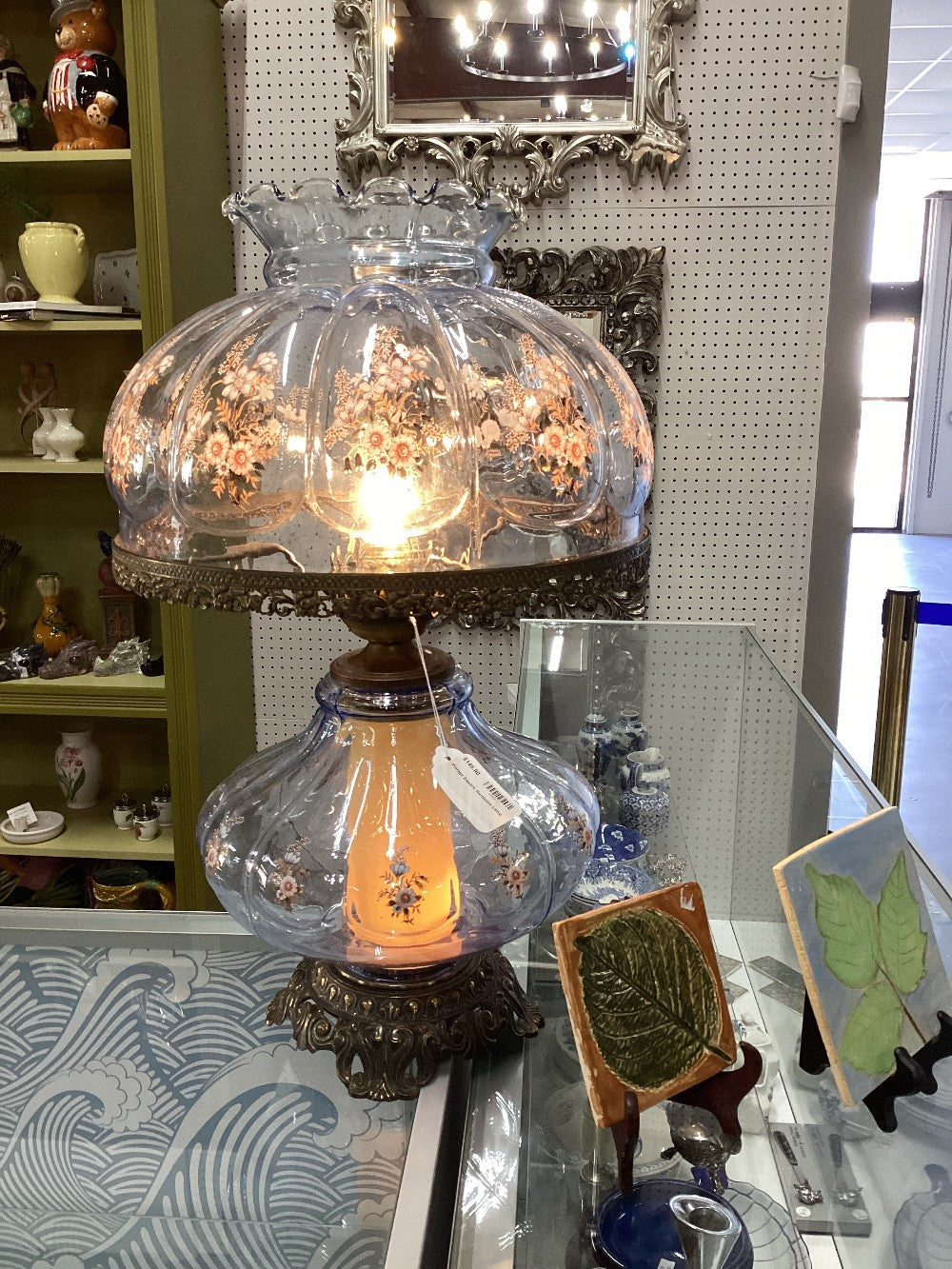 Vintage Electric Hurricane Lamp|4265