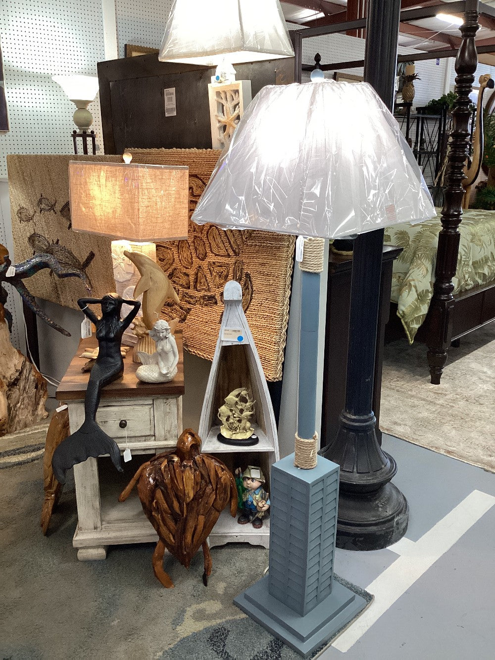 Blue Floor Lamp|4314