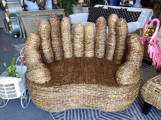 Hand Seagrass chair/loveseat|4394