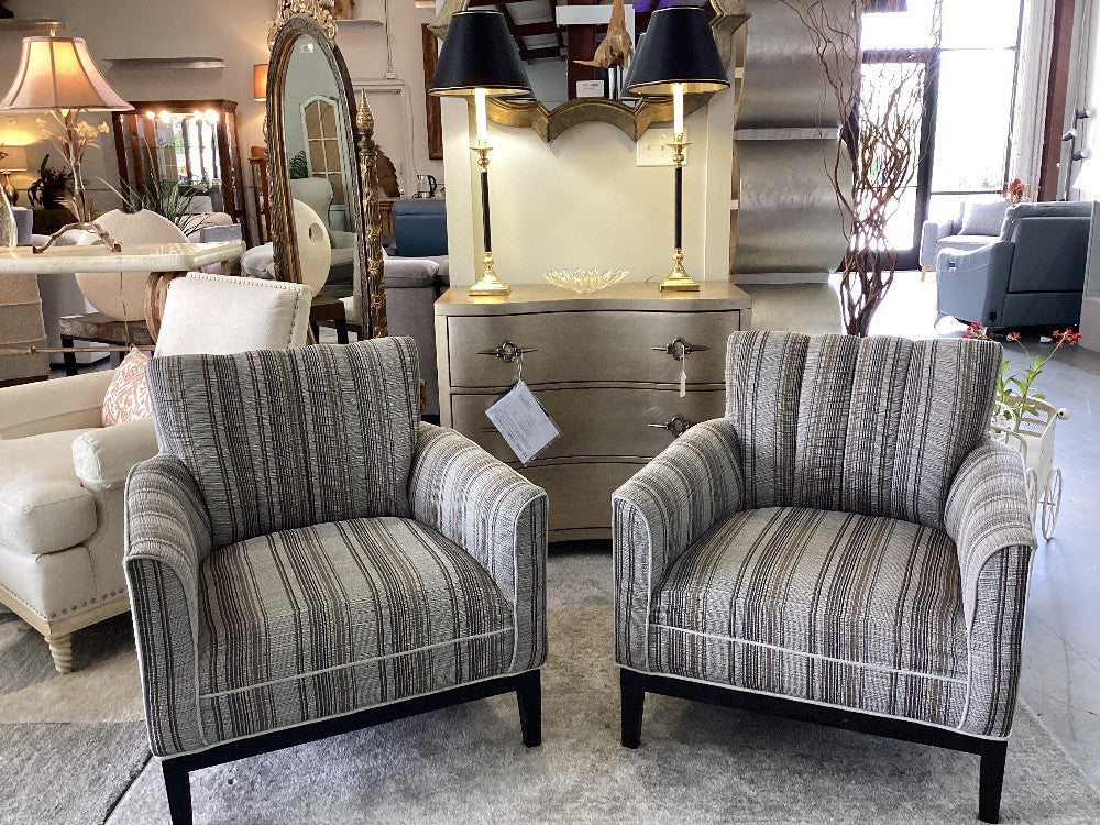 Striped Accent chair|4670