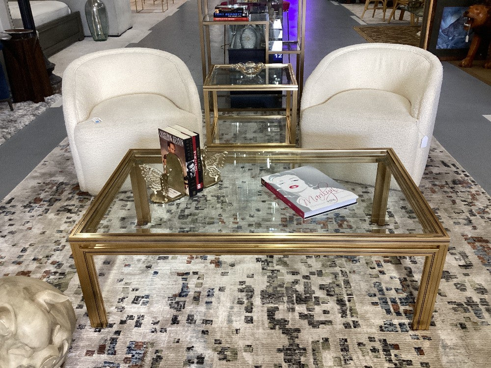 MCM Pierre Vandel Paris coffee table and end table|4770