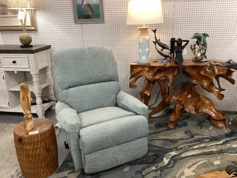 Green manual recliner|4838