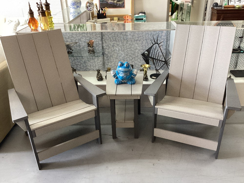 Phoenix Outdoor Polywood Contemporary 3pc Set|5004