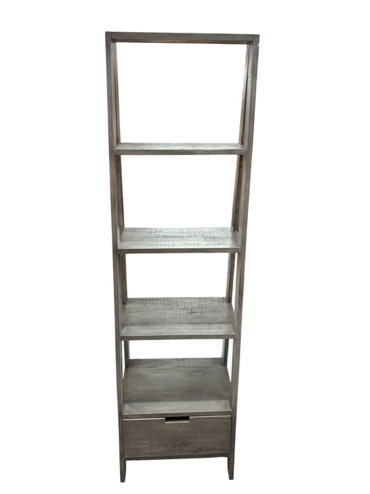 Grey Distressed Ladder Shelving|3061