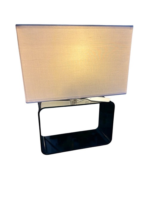 MCM teal acrylic lamp|3034