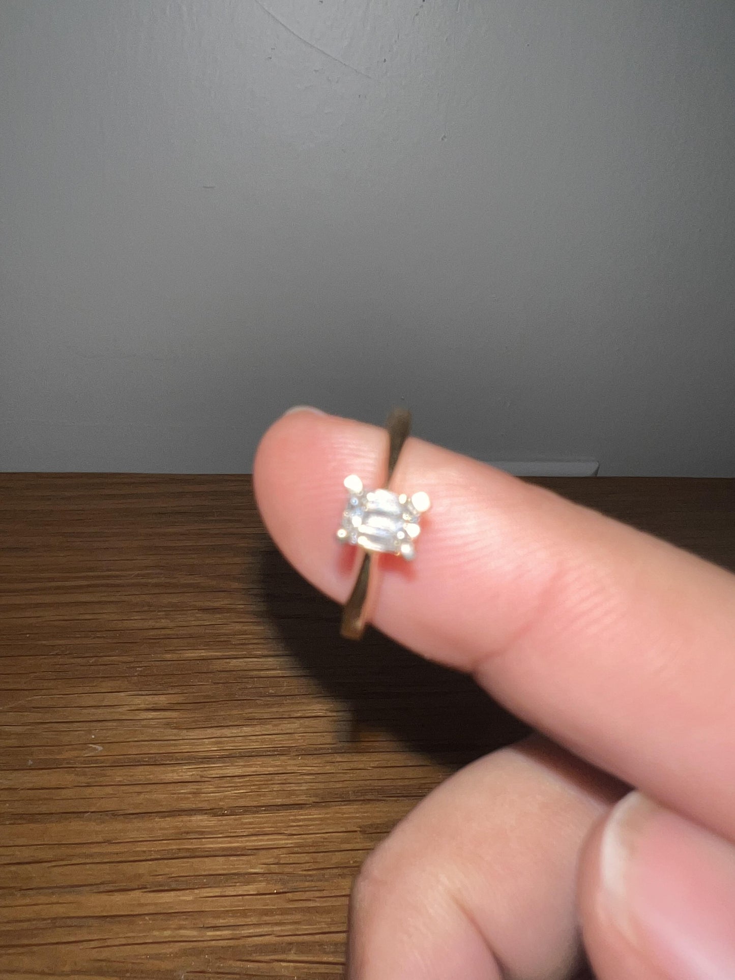 14K Gold and Diamond Engagement Ring