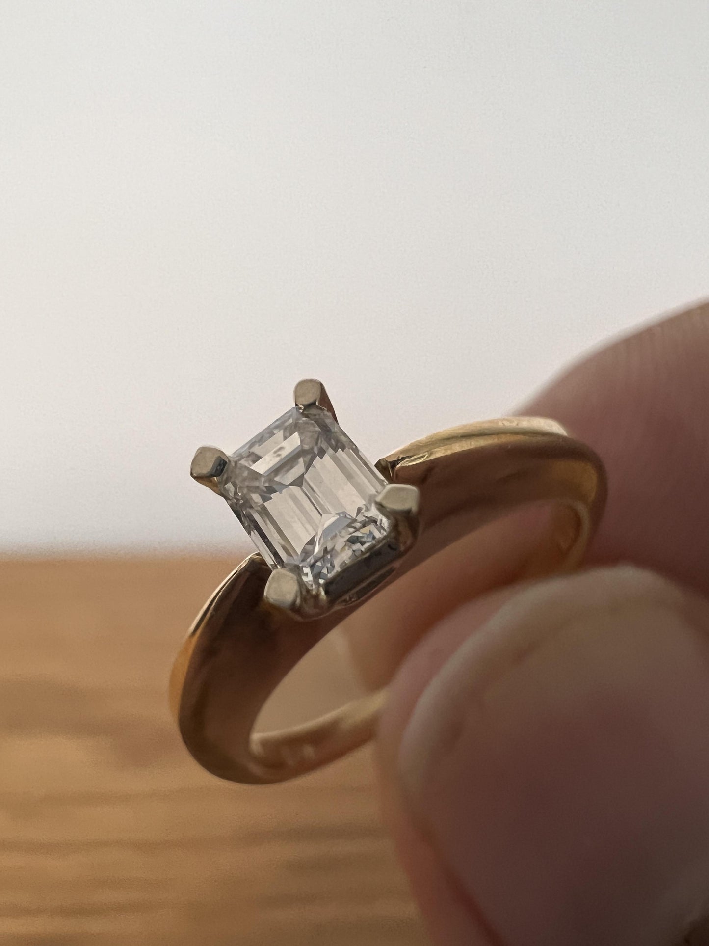 14K Gold and Diamond Engagement Ring