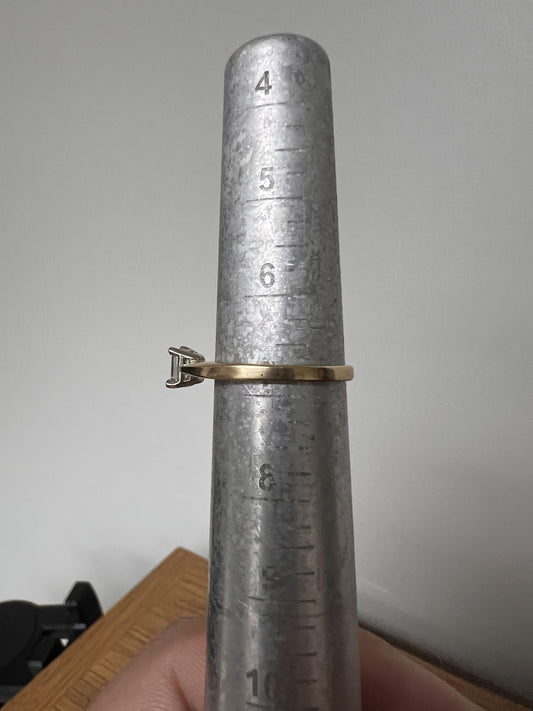 14K Gold and Diamond Engagement Ring