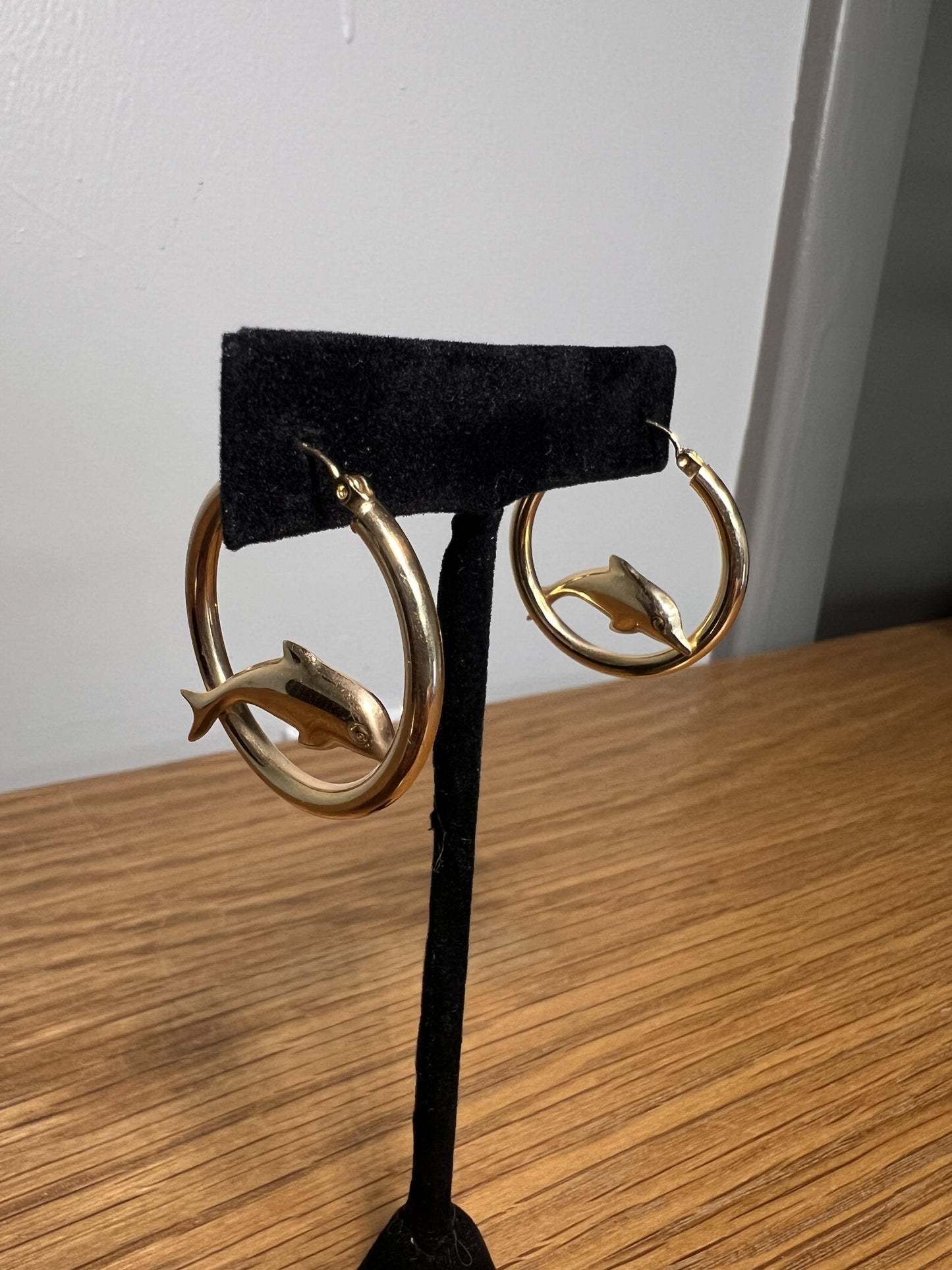 Dolphin Hoop Earrings
