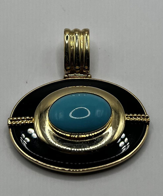 Robins Egg Blue Turquoise Pendant