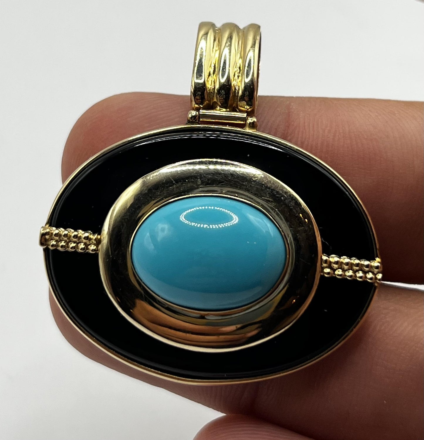 Robins Egg Blue Turquoise Pendant