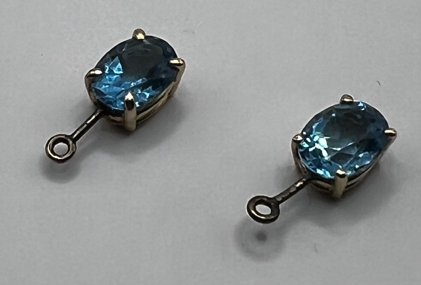 Blue Topaz Earring Enhancers