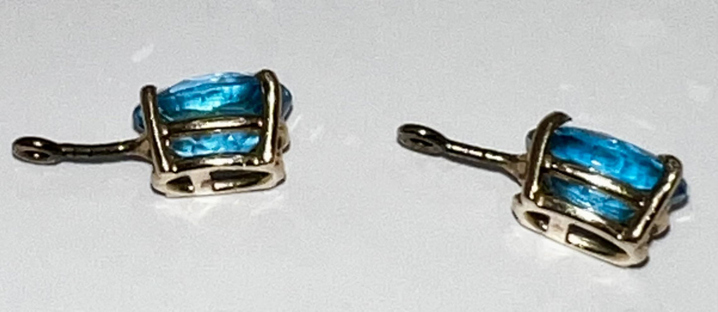 Blue Topaz Earring Enhancers