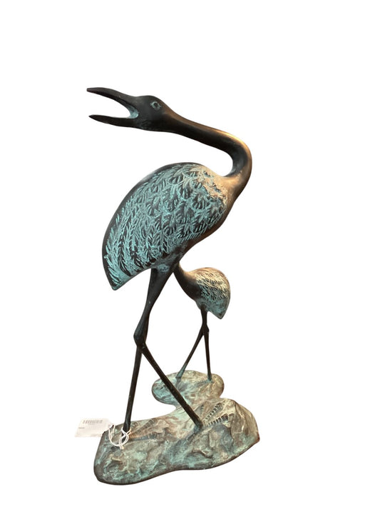 Heron Bird Bronze|2756