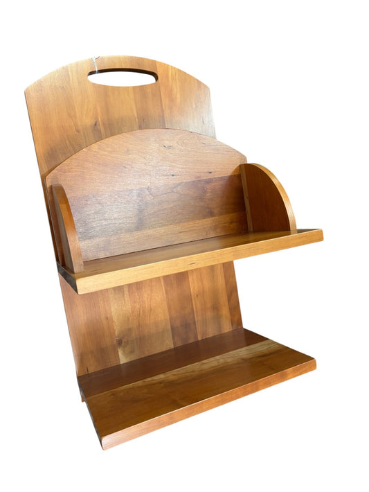 Teak Magazine Rack|3026