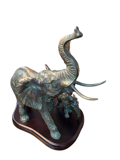 Bronze Elephant w/ babt|2766