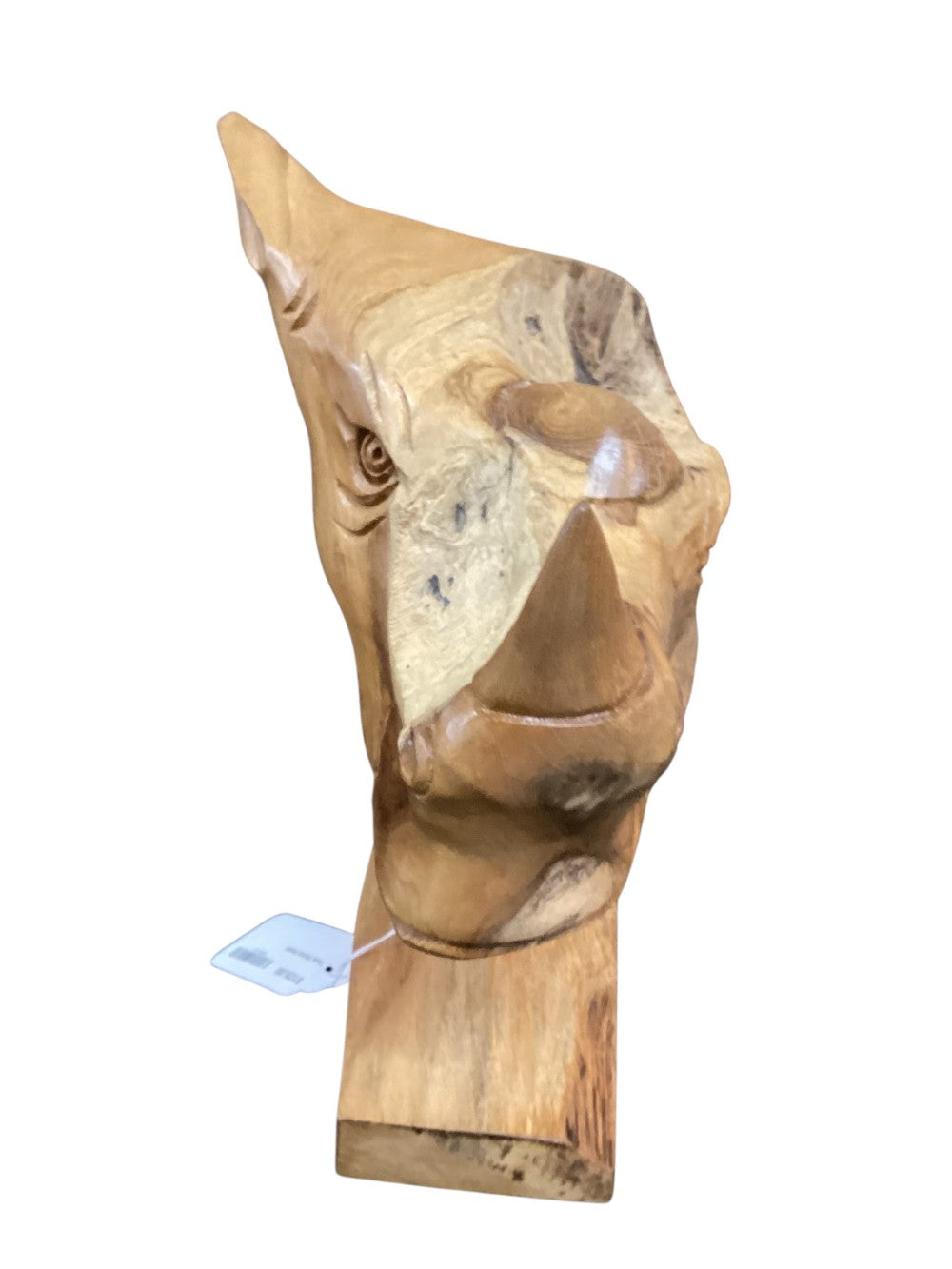 Teak Rhino head|2760