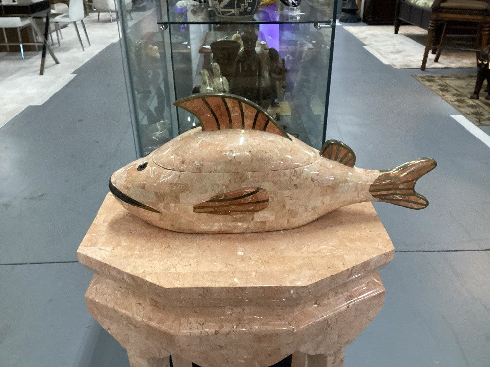 Maitland Smith Fish and Pedestal|2675