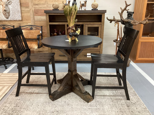 Pub table with 2 stools|3075