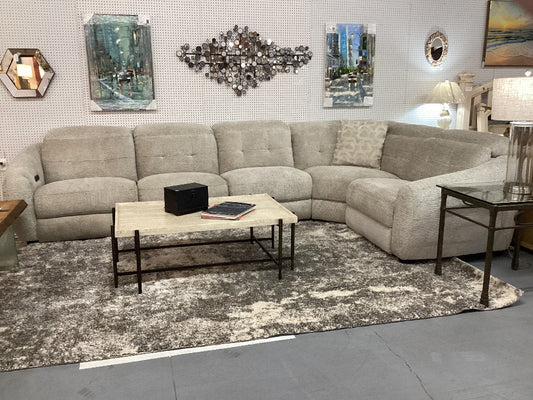 5 piece Electric reacting sectional|3089