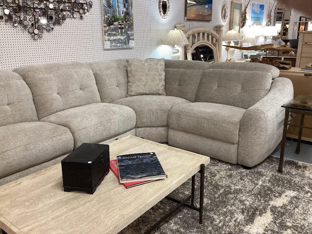 5 piece Electric reacting sectional|3091