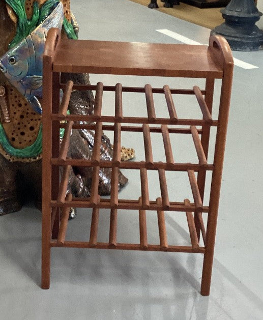 MCM Teak wine rack|3108