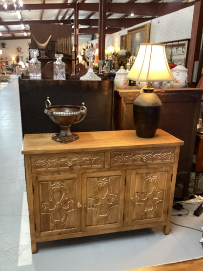 Wood carved console|3130