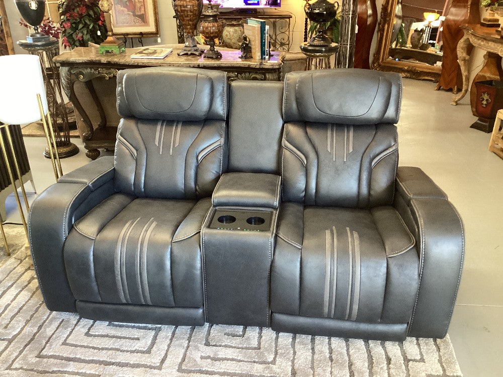 Electric Double Reclining Loveseat|3146