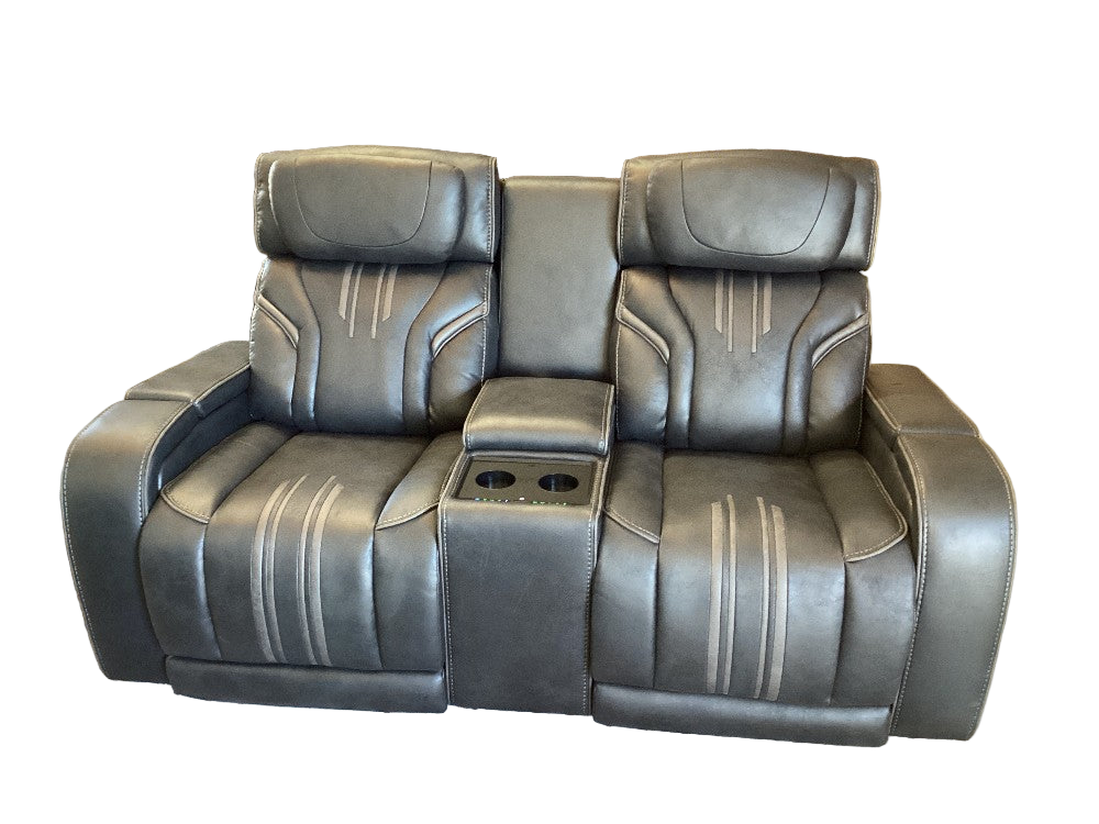 Electric Reclining Loveseat with stereo