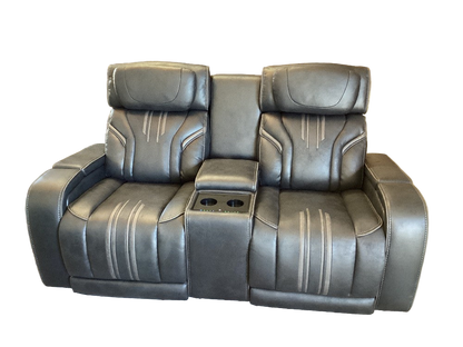 Electric Reclining Loveseat with stereo