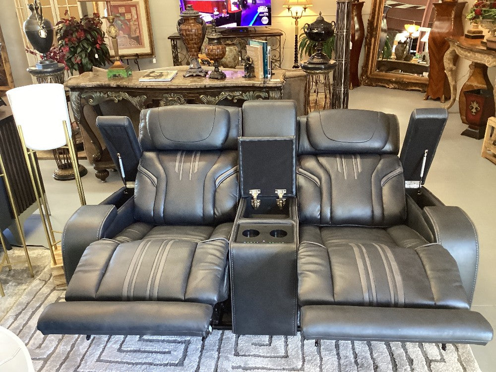 Electric Double Reclining Loveseat|3147