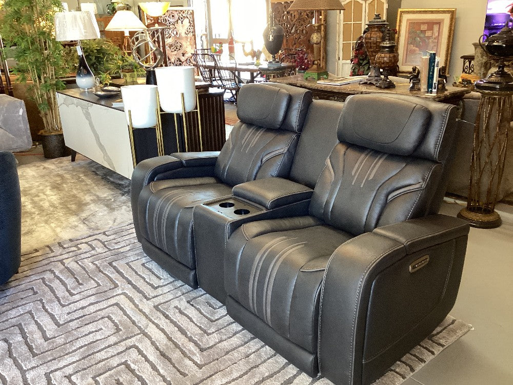 Electric Double Reclining Loveseat|3149