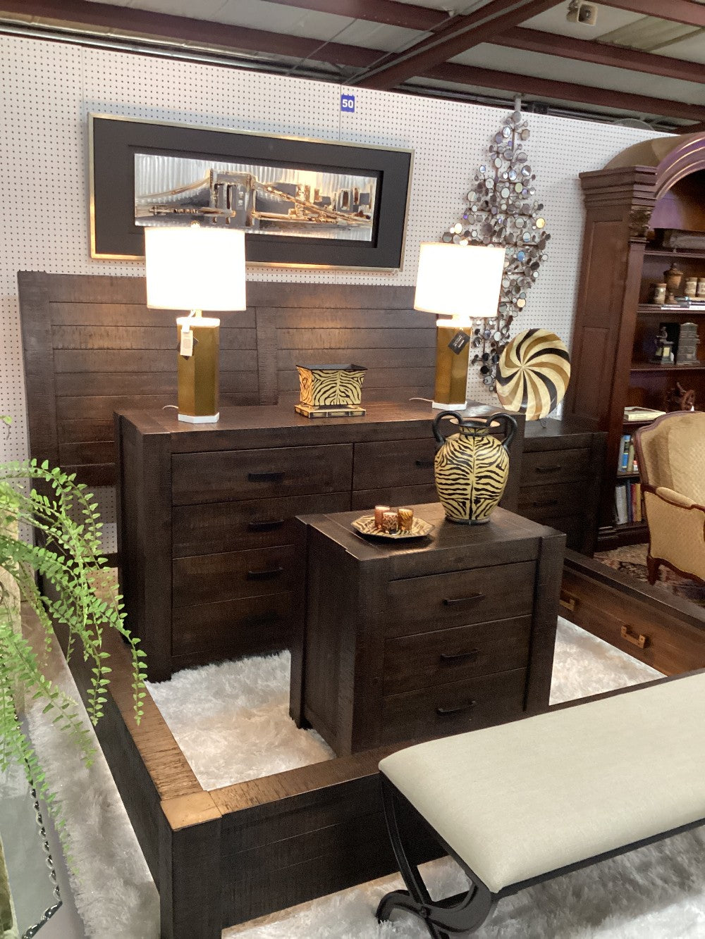 Haverty King Bedroom set|3188
