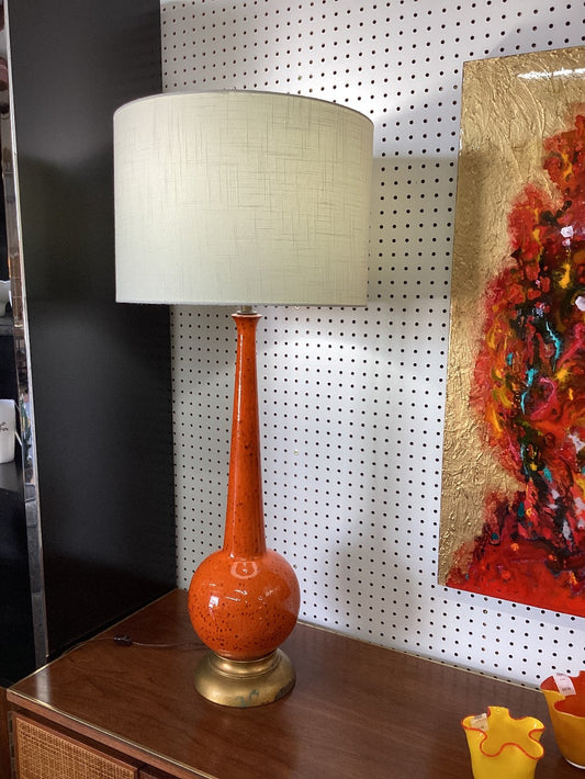 MCM Orange Lamps - Pair|3239
