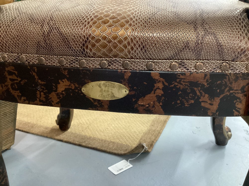 Faux snakeskin chair|3288