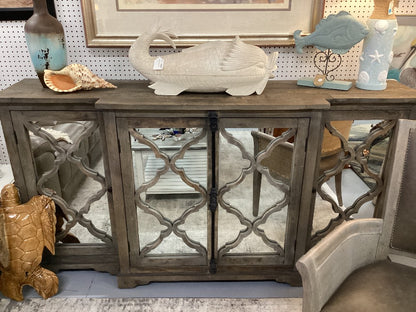 Designer mirror console|3372