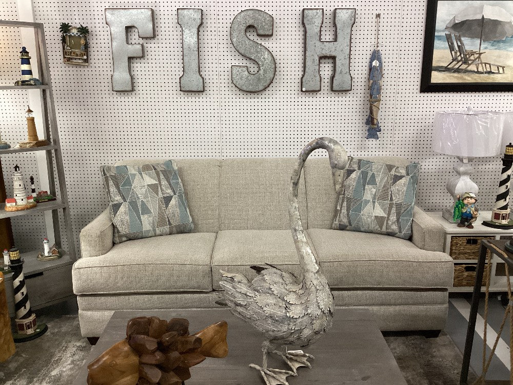 Beige cloth Sofa|3412