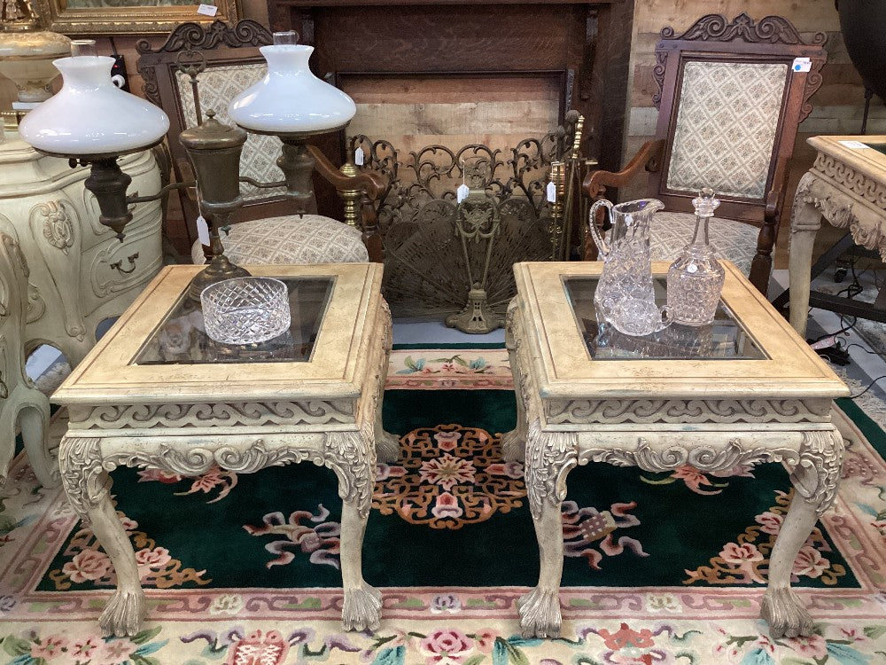 Console and 2 side tables|3469