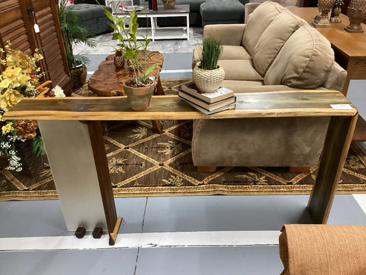 Live edge console / wall table 63 L. 10 1/2 D 33 H|3490