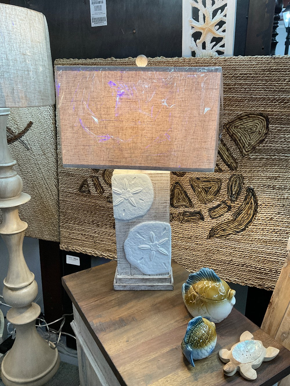 Lux lighting Sand Dollar Table Lamp|3504