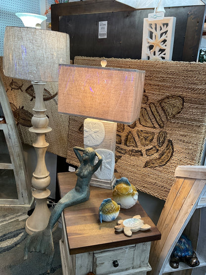 Lux lighting Sand Dollar Table Lamp|3505