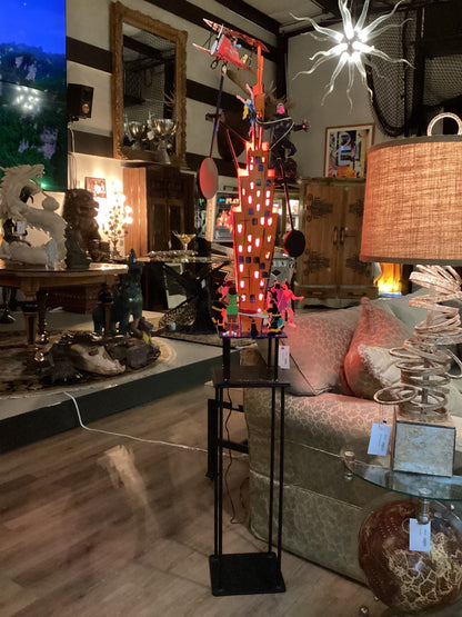 Fredrick Prescott 92 Empire State building King Kong metal sculpture Limited|3509