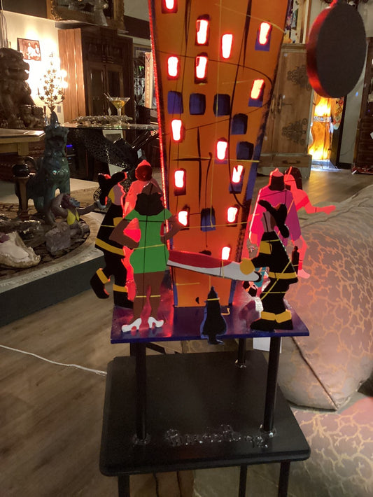 Fredrick Prescott 92 Empire State building King Kong metal sculpture Limited|3512