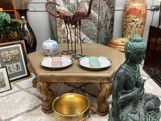 Stone top octagon coffee table|3520