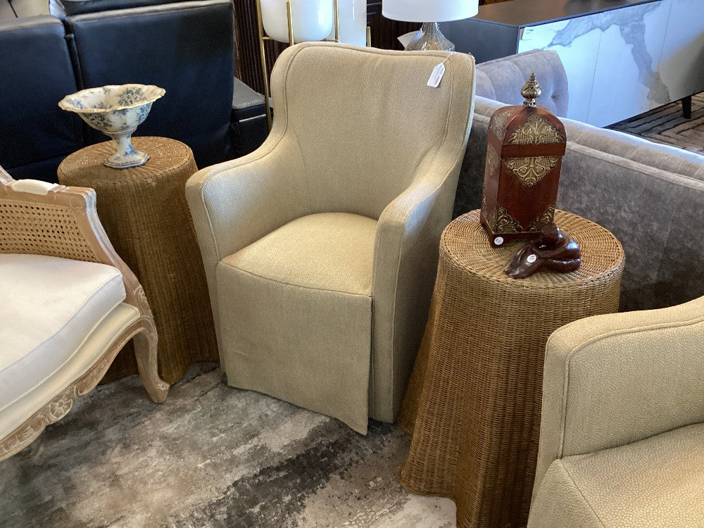 Vintage Wicker Ghost Table|3539