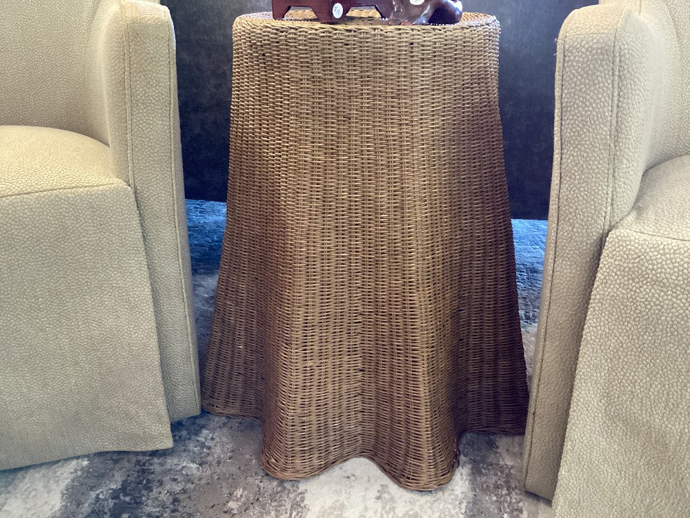 Vintage Wicker Ghost Table|3541