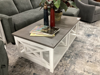 Farm style rolling coffee table|3650